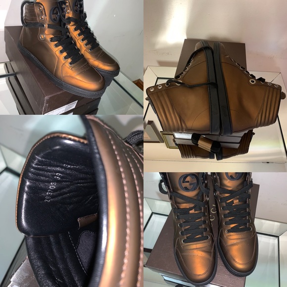 🔥🔥💯Authentic Gucci hight top sneakers 👟 🔥🔥🔥 - Picture 13 of 16